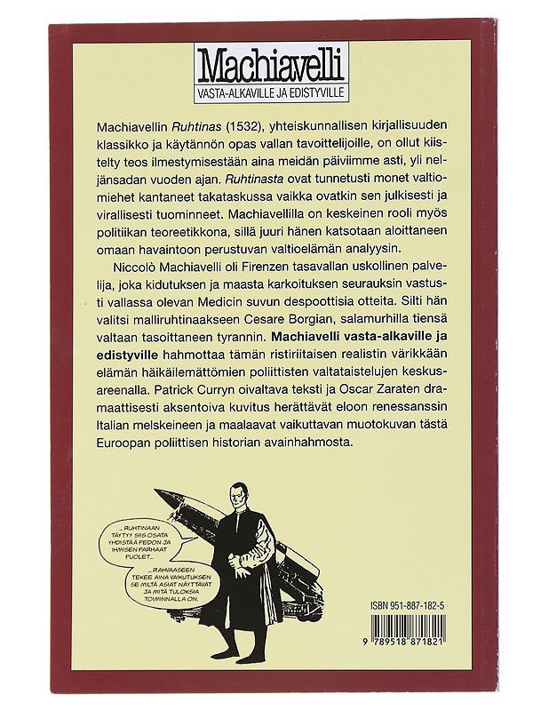 Machiavelli vasta-alkaville ja edistyville - Curry, Patrick - Historiakirjat - 10105547950 - 1