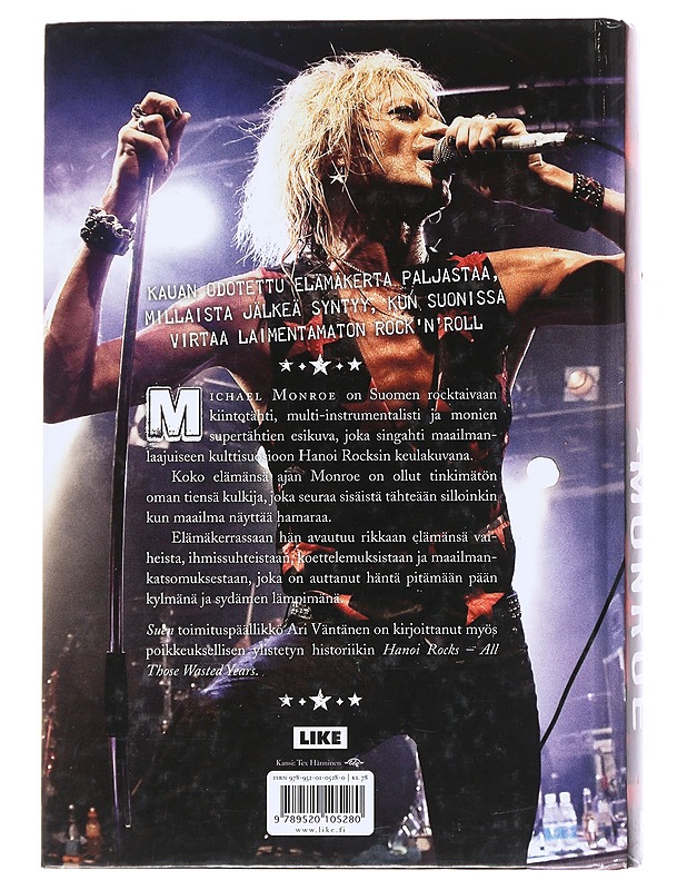 Michael Monroe - Ari Väntänen - Musiikki- ja elokuvakirjat - 10105547981 - 1