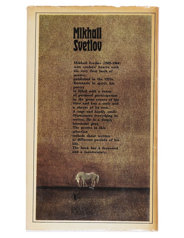 Selected Poems - Svetlov, Mikhail - Runot ja näytelmät - 10105548036 - 1