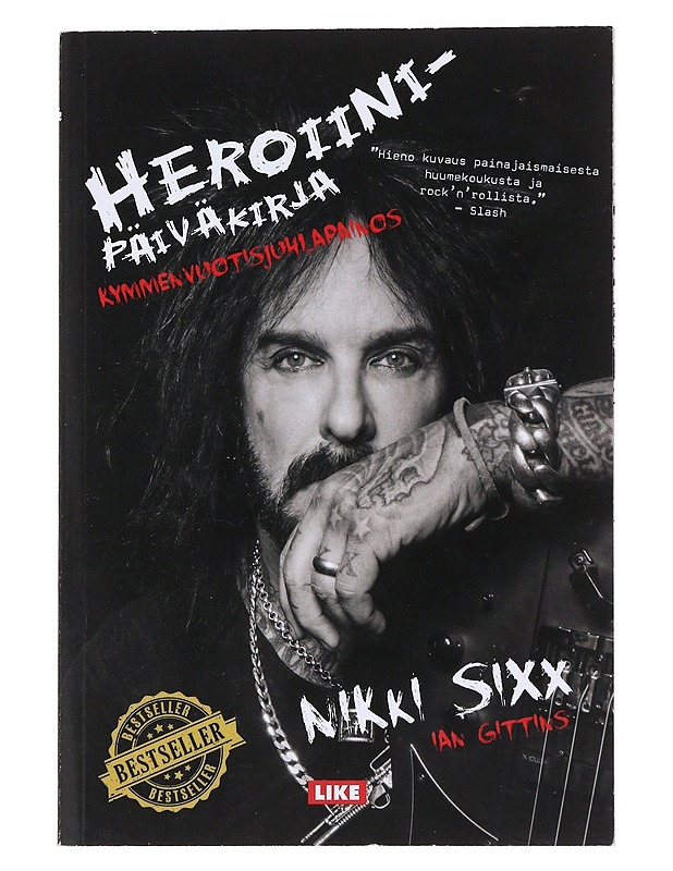 Heroiinipäiväkirja - Sixx, Nikki - Elämäkerrat ja muistelmat - 10105548063 - 0