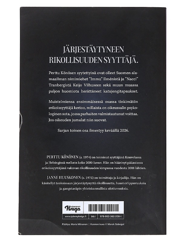 Syyttäjä I - Könönen, Perttu - Elämäkerrat ja muistelmat - 10105548097 - 1