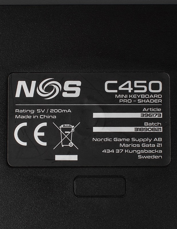 NOS C450 Mini Keyboard Pro - Shader näppäimistö - Tietokoneet - 10105548102 - 2