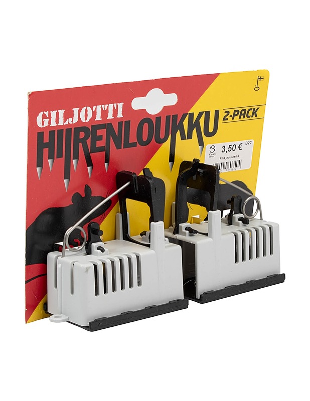 GILJOTTI hiirenloukku, 2 kpl - Muut urheiluvälineet ja vapaa-aika - 10105548118 - 0