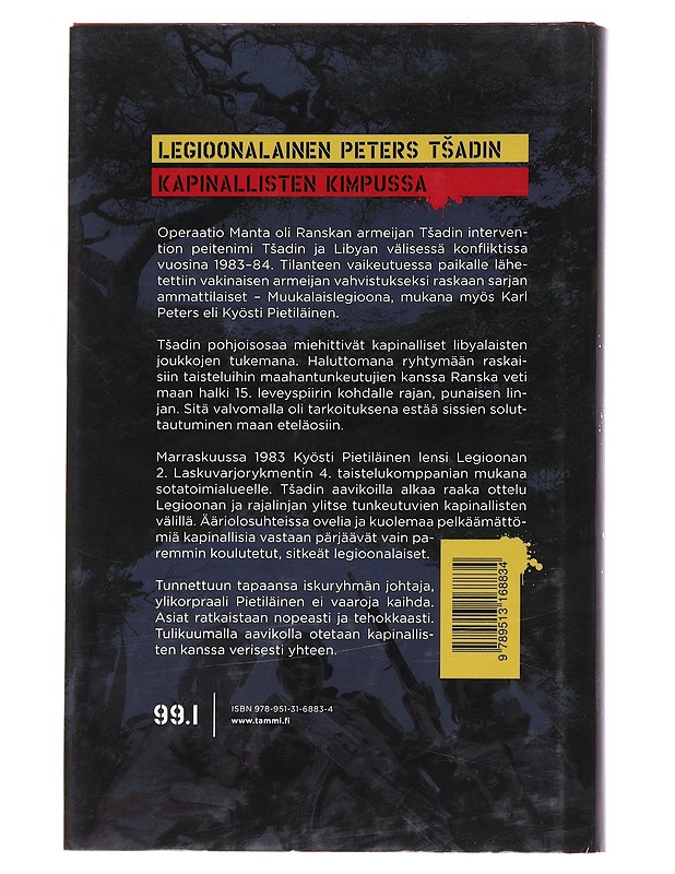 Legioonalainen Peters : aavikon kettu - Pietiläinen, Kyösti - Elämäkerrat ja muistelmat - 10105548191 - 1