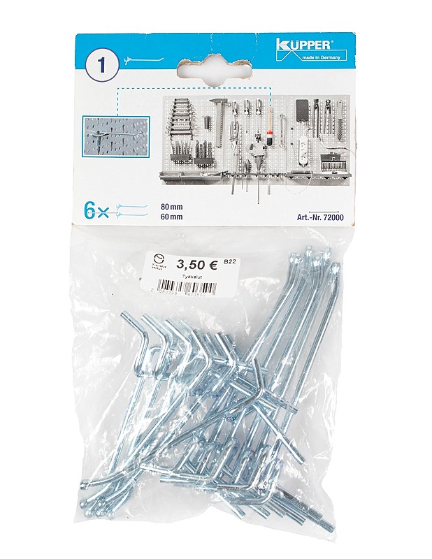 KÜPPER 6 X 60 mm 6 X 80 mm hyllykoukkuja  - Muut urheiluvälineet ja vapaa-aika - 10105548240 - 0