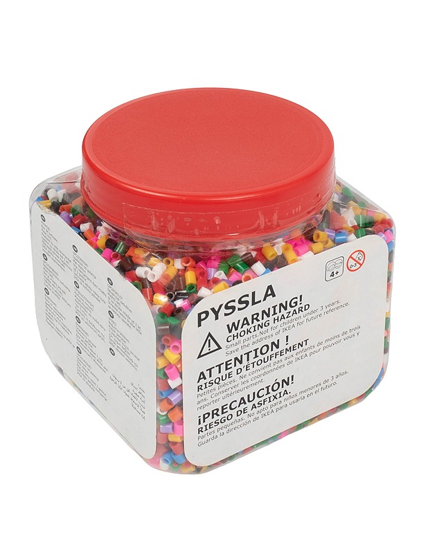 IKEA PYSSLA sekavärisiä helmiä, 600g - Käsityö - 10105548255 - 0