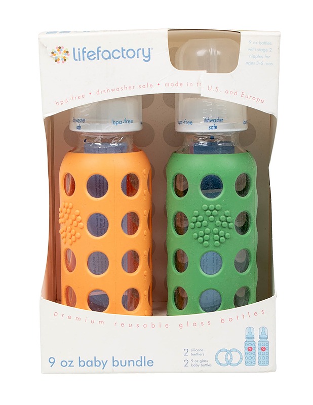 LIFEFACTORY 9 oz baby bundle tuttipullo, 2 kpl - Muut urheiluvälineet ja vapaa-aika - 10105548253 - 1