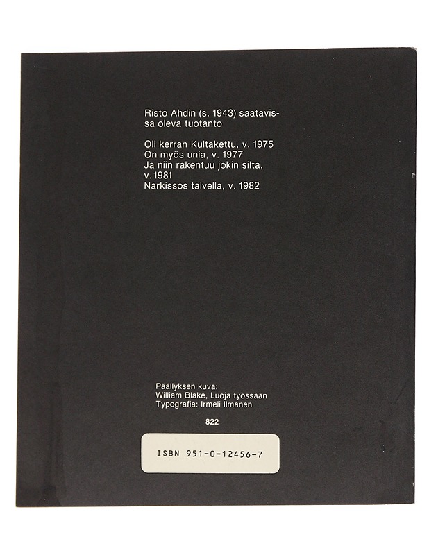 Loistava yksinäisyys : runoja - Risto Ahti - Romaanit ja novellit - 10105548291 - 1
