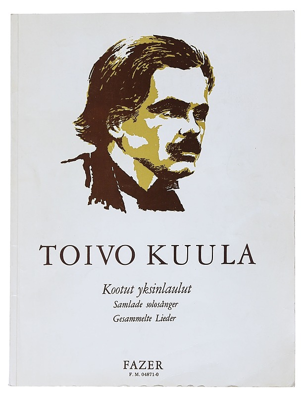 Toivo Kuula: kootut yksinlaulut - Fazer - Musiikki- ja elokuvakirjat - 10105548304 - 0