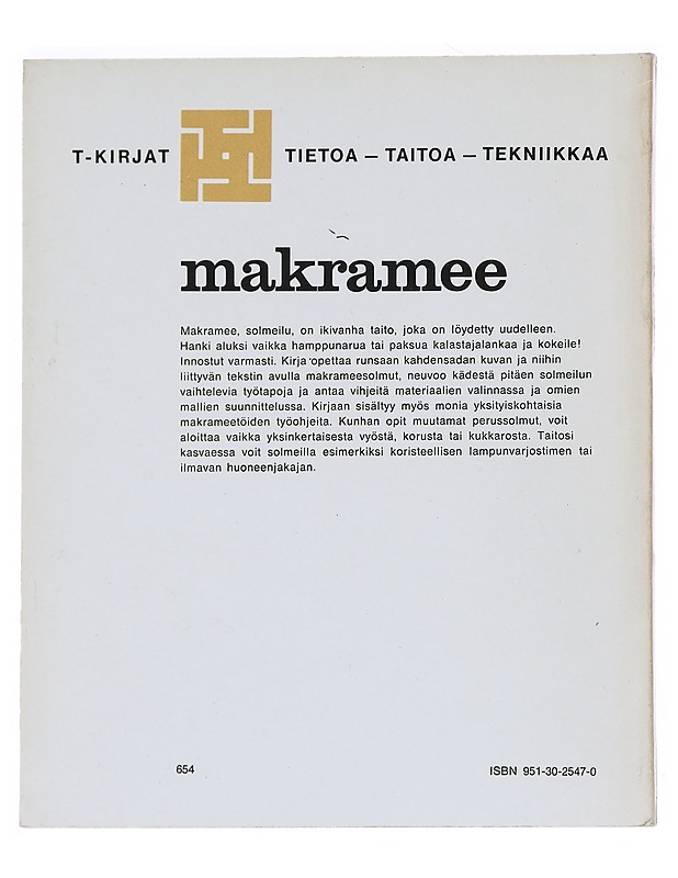Makramee - Boberg, Anne-Marie - Tietokirjat ja oppaat - 10105548335 - 1