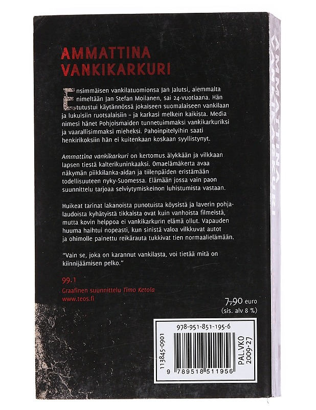 Ammattina vankikarkuri - Jan Jalutsi - Elämäkerrat ja muistelmat - 10105548337 - 1