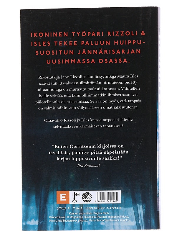 Katso lähelle - Gerritsen, Tess - Jännitys ja dekkarit - 10105548438 - 1