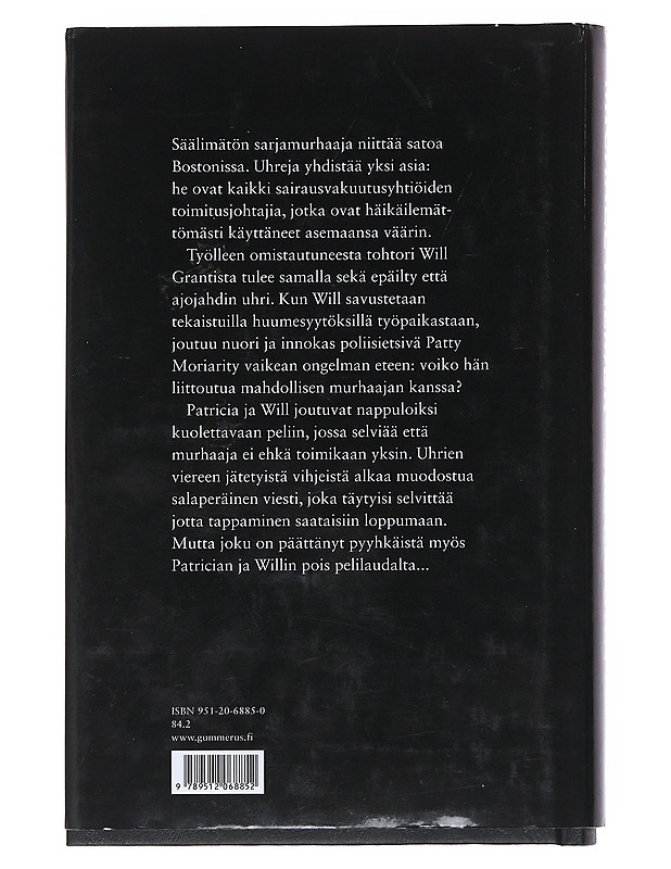 Salaseura - Palmer, Michael - Jännitys ja dekkarit - 10105548453 - 1