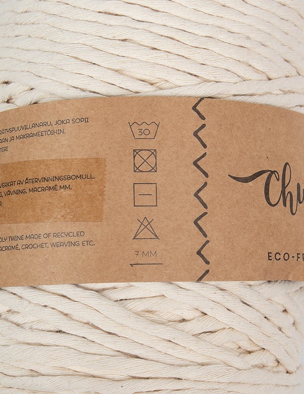 LANKAVA Chunkymop makrameelanka, 700 g - Käsityö - 10105548455 - 1