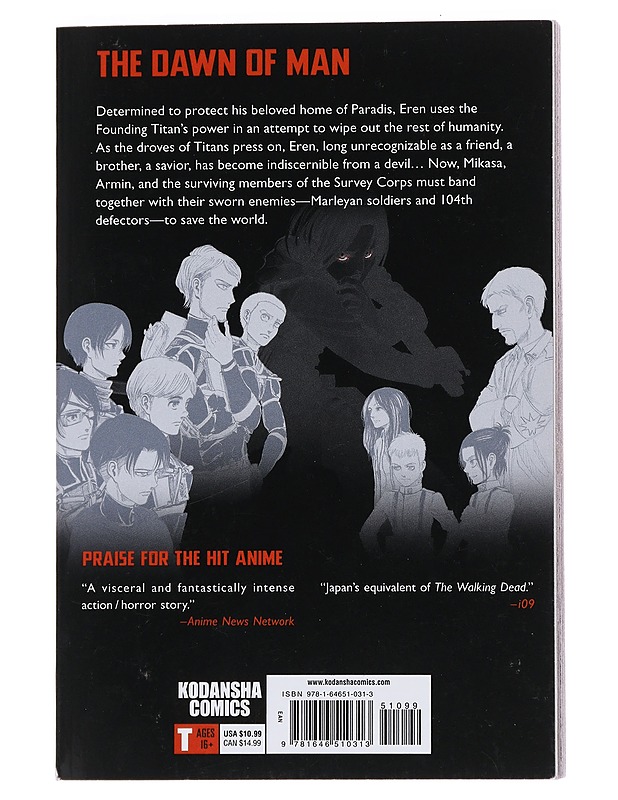 Attack on Titan 32 - Isayama, Hajime - Sarjakuvat - 10105548554 - 1