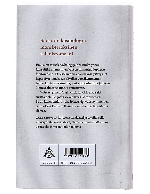 Wilson - Kari Enqvist - Romaanit ja novellit - 10105548581 - 1