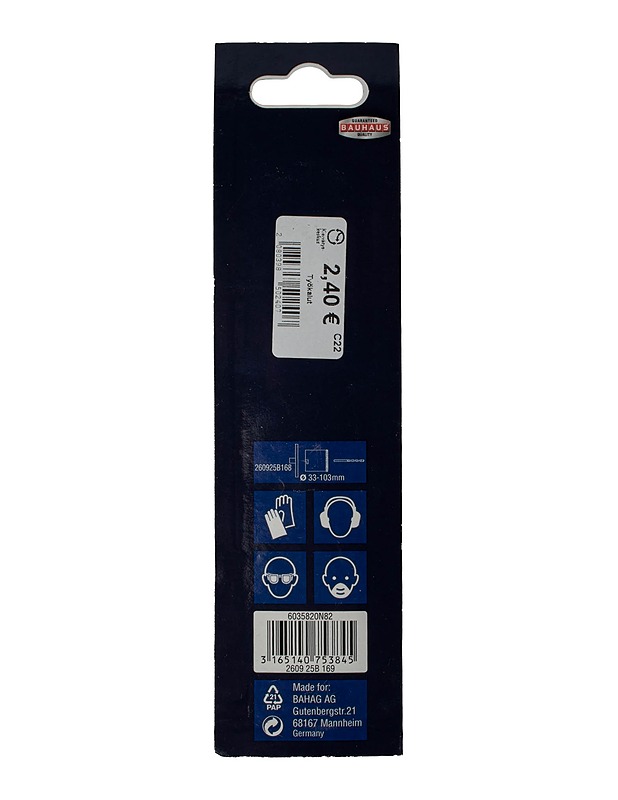 BAUHAUS CRAFTOMAT keskiöporanterä 10 mm - Rakennustarvikkeet - 10105548585 - 1