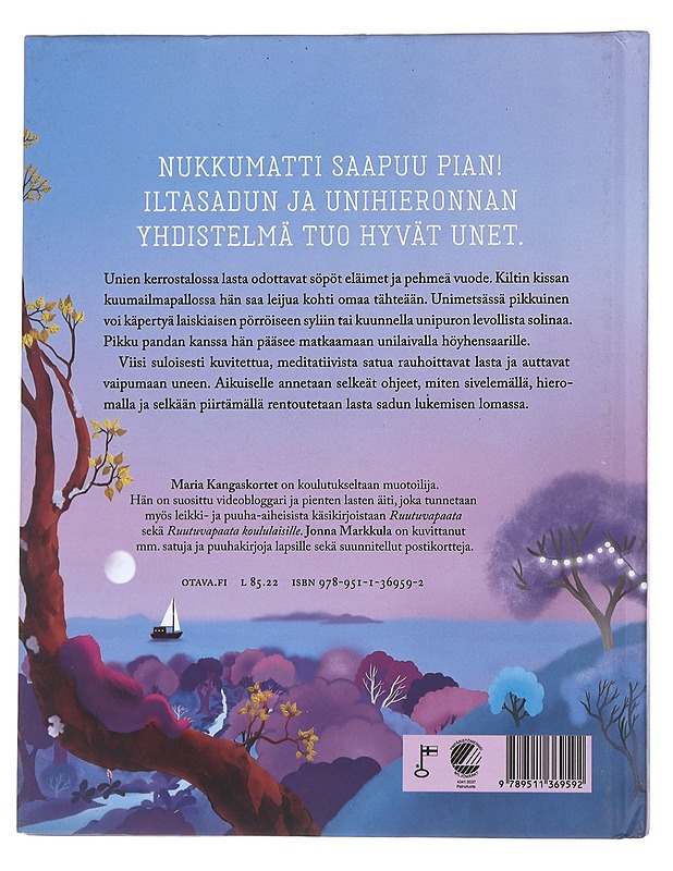 Unitalon tarinoita : nukutussatuja pienille - Kangaskortet, Maria - Lastenkirjat - 10105548594 - 1