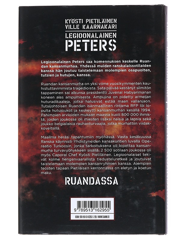 Legioonalainen Peters Ruandassa - Pietiläinen, Kyösti - Elämäkerrat ja muistelmat - 10105548613 - 1