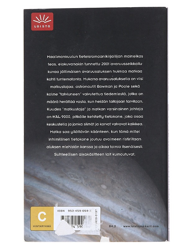 2001 avaruusseikkailu -  Arthur C. Clarke - Fantasia- ja scifi - 10105548636 - 1