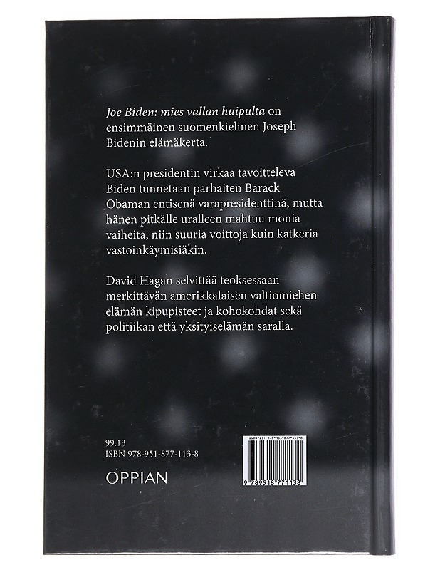 Joe Biden : mies vallan huipulta - David Hagan - Elämäkerrat ja muistelmat - 10105548653 - 1