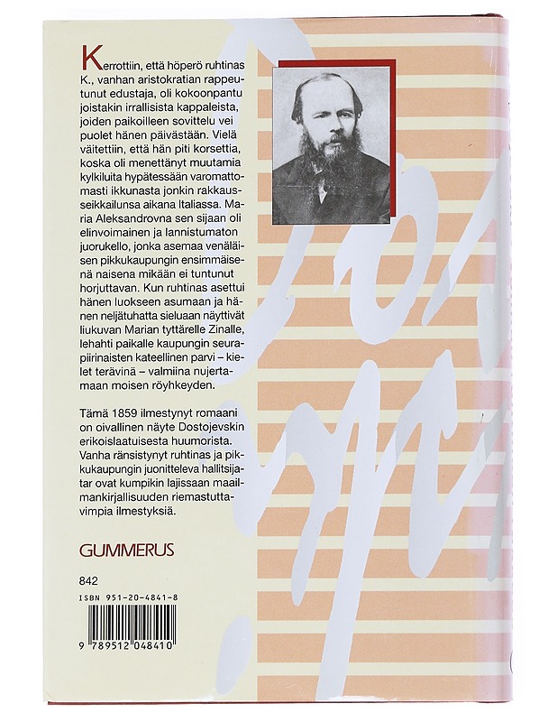 Vanhan ruhtinaan rakkaus : romaani -  F.M Dostojevski - Romaanit ja novellit - 10105548672 - 1