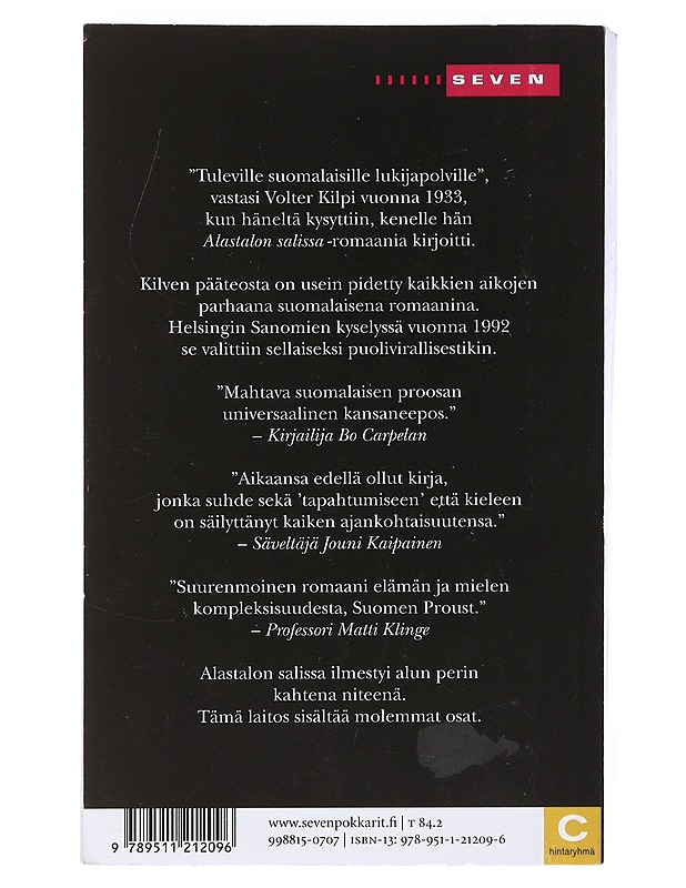 Alastalon salissa : kuvaus saaristosta - Volter Kilpi - Romaanit ja novellit - 10105548696 - 1