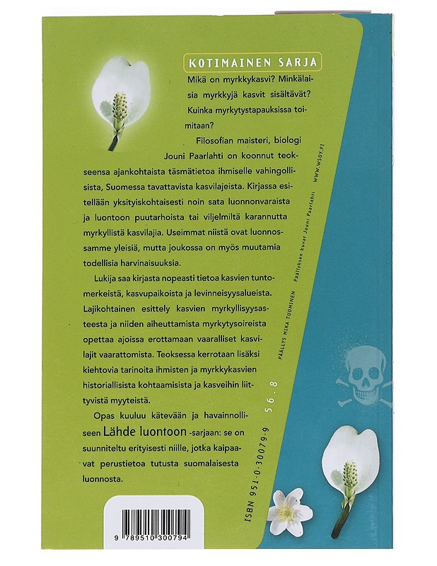 Myrkkykasvit - Paarlahti, Jouni - Tietokirjat ja oppaat - 10105548799 - 1