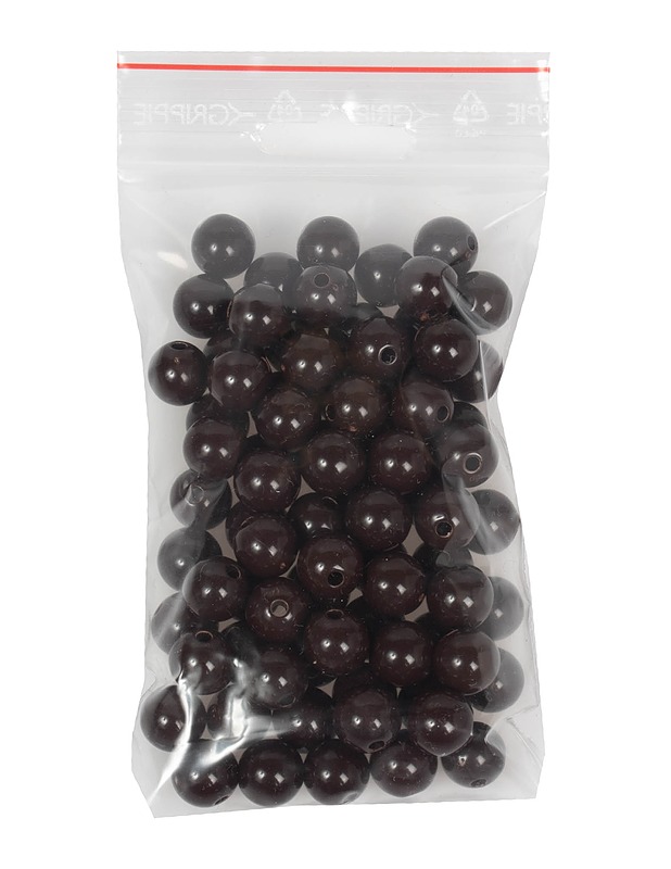 Muovihelmet Tummanruskea, 75g - Käsityö - 10105548824 - 0