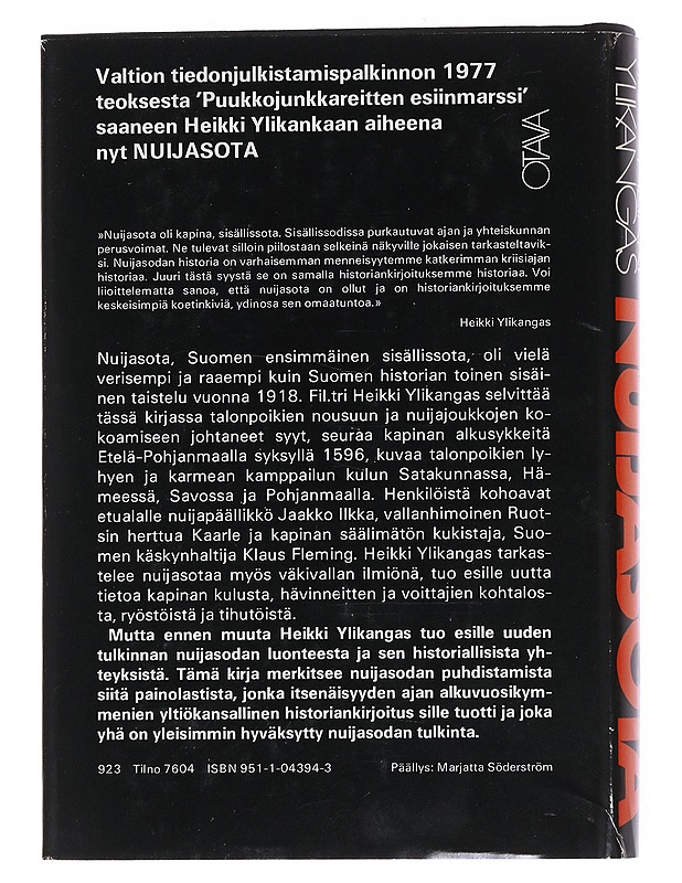 Nuijasota - Heikki Ylikangas - Historiakirjat - 10105548834 - 1