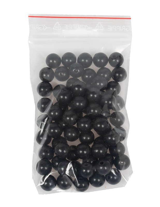 Muovihelmet Musta kiiltävä, 65g - Käsityökirjat - 10105548830 - 0