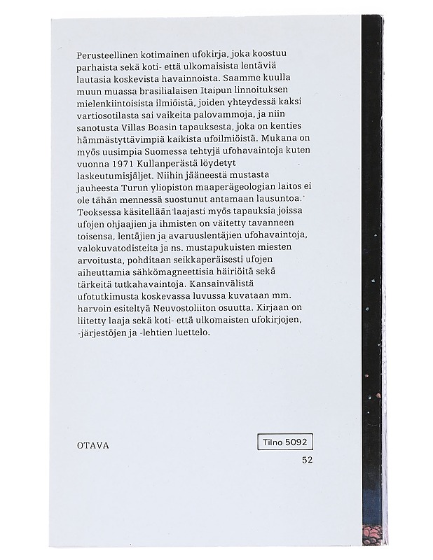 Mies toisesta maailmasta ja muita ufo-ilmiöitä - Reijo Sjögren - Fantasia- ja scifi - 10105548849 - 1