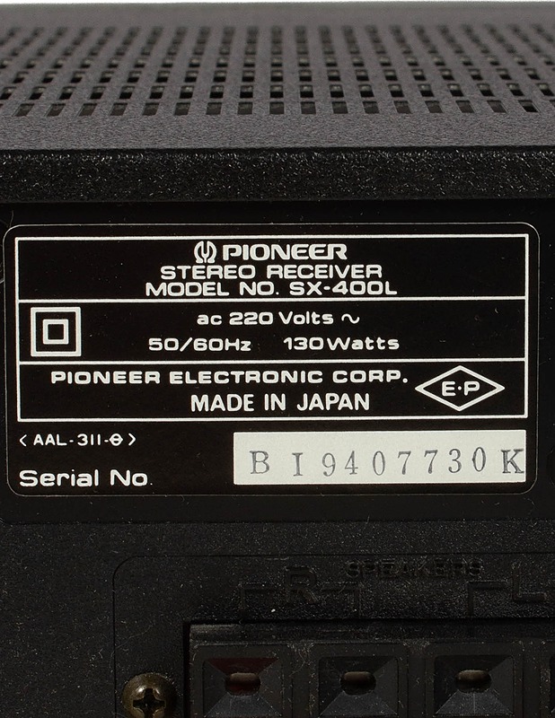 PIONEER SX-400L -vahvistin  - Audio - 10105548863 - 3