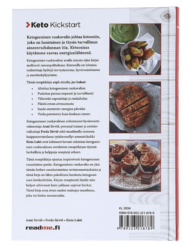 Keto-reseptejä - Sirviö, Anni - Ruokakirjat - 10105548868 - 1