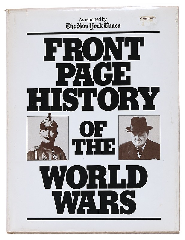 Front Page History of the World Wars - Arto Demirjian - Historiakirjat - 10105548880 - 0
