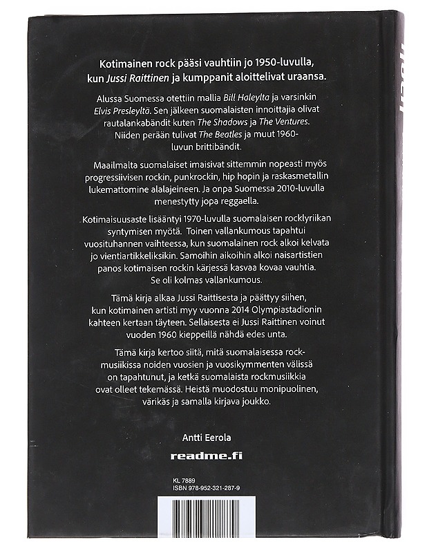 Rock : jytinää Pohjolassa - Antti Eerola - Historiakirjat - 10105548900 - 1