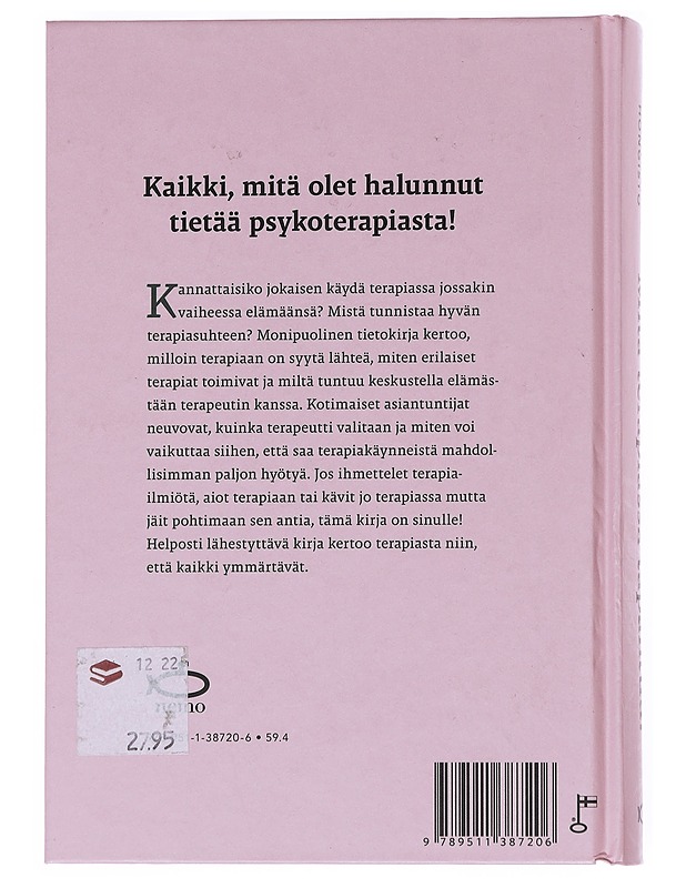 Mitä terapiassa tapahtuu? : terapiassa käyneet ja asiantuntijat kertovat - Sanna-Kaisa Hongisto - Tietokirjat ja oppaat - 10105548927 - 1