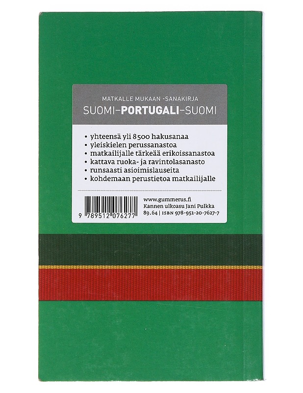 Suomi-portugali-suomi - Barros, Joakim - Matkaoppaat ja sanakirjat - 10105548941 - 1