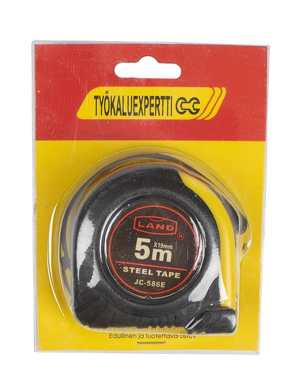 LAND JC-586E 5 m x 19 mm rullamittanauha - Rakennustarvikkeet - 10105549005 - 0
