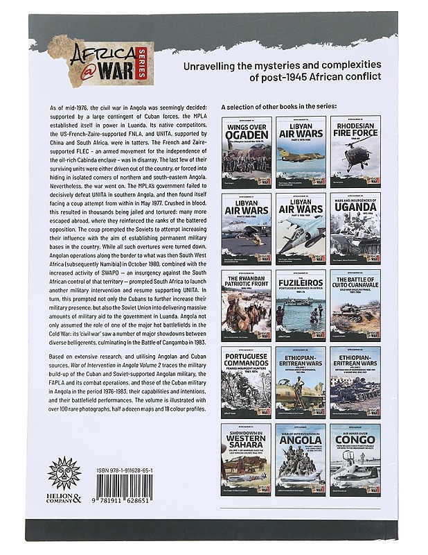 Africa at War 34: War Of Intervention in Angola / Volume 2: Angolan War and Cuban Forces at War 1976-1983 -Adrien Fontanellaz - Historiakirjat - 10105549010 - 1
