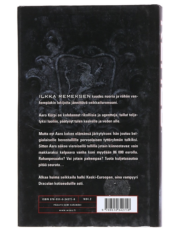 Draculan ratsu - Remes, Ilkka - Jännitys ja dekkarit - 10105549023 - 1