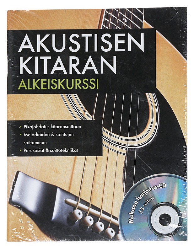 Akustisen kitaran alkeiskurssi : mukana harjoitus-CD - Walter, Frank - Musiikki- ja elokuvakirjat - 10105549037 - 0