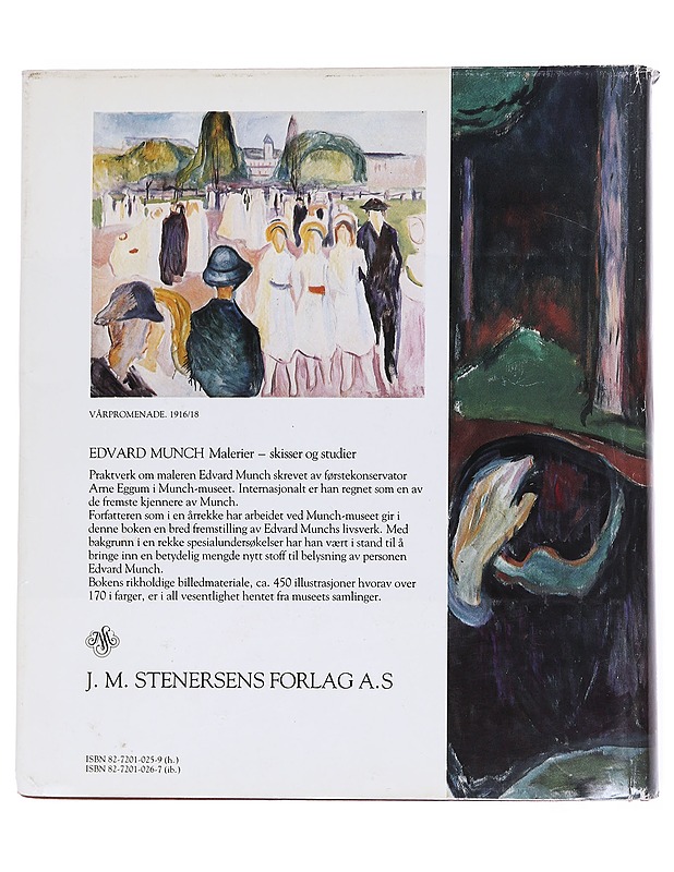Edvard Munch : malerier, skisser og studier - Arne Eggum - Tietokirjat ja oppaat - 10105549042 - 1