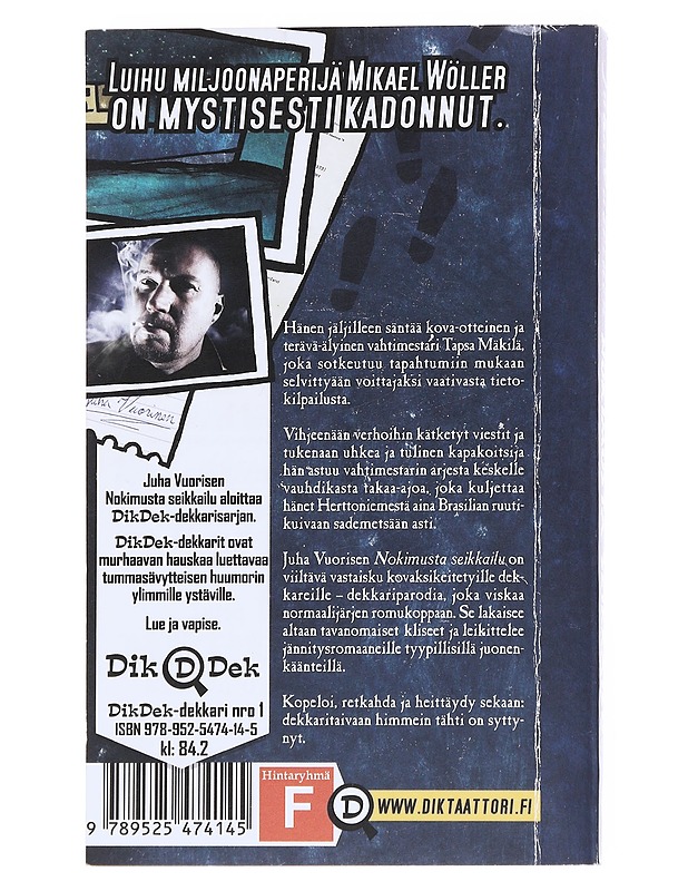 Nokimusta seikkailu : salapoliisiromaani - Juha Vuorinen - Romaanit ja novellit - 10105549047 - 1