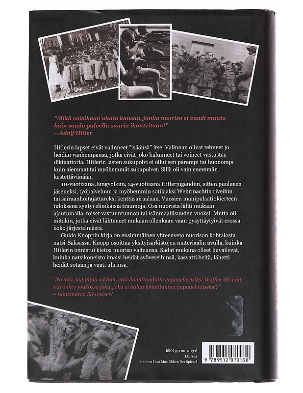 Hitlerin lapset - Knopp, Guido - Historiakirjat - 10105549078 - 1