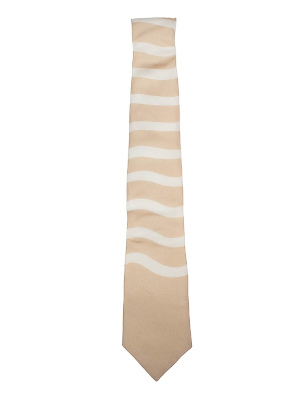 MARIMEKKO Beige-Valkoinen raidallinen solmio - Solmiot ja kalvosinnapit - 10105549085 - 0