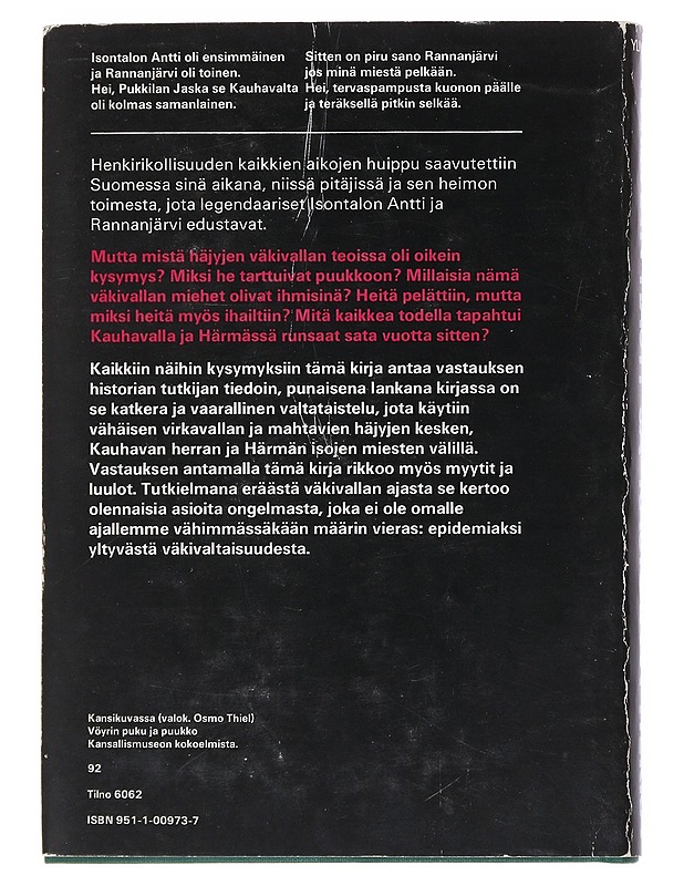 Härmän häjyt ja Kauhavan herra -  Ylikangas, Heikki  - Tietokirjat ja oppaat - 10105549098 - 1