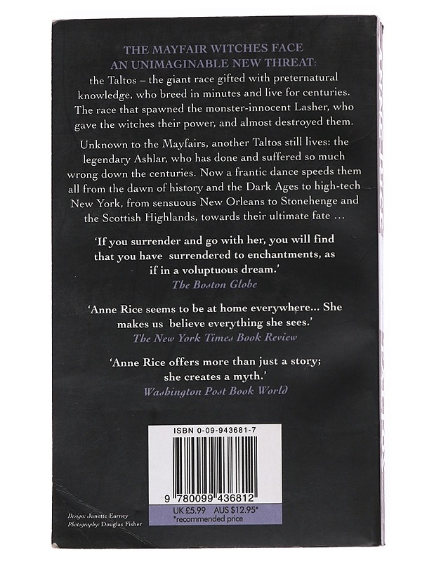 Taltos : lives of the Mayfair witches - Anne Rice - Romaanit ja novellit - 10105549120 - 1