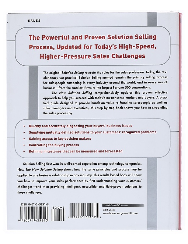 The new solution selling : the revolutionary sales process that is changing the way people sell - Keith M. Eades - Tietokirjat ja oppaat - 10105549153 - 1
