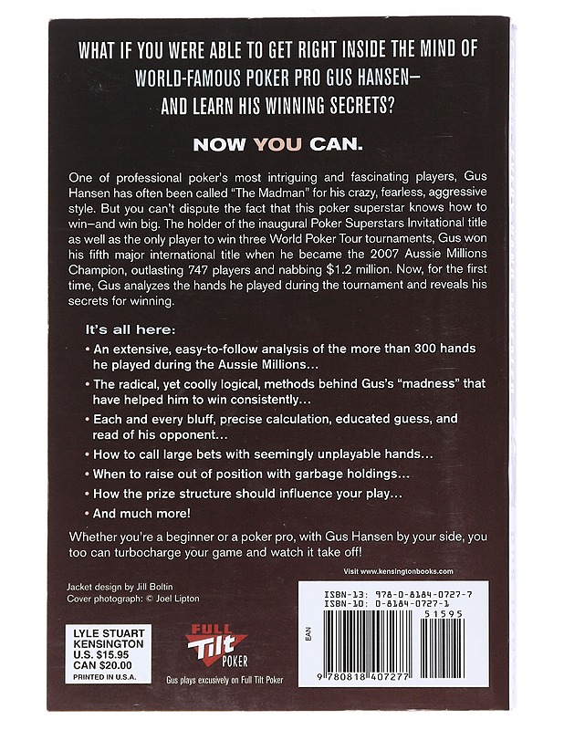 Every hand revealed - Gus Hansen - Tietokirjat ja oppaat - 10105549159 - 1